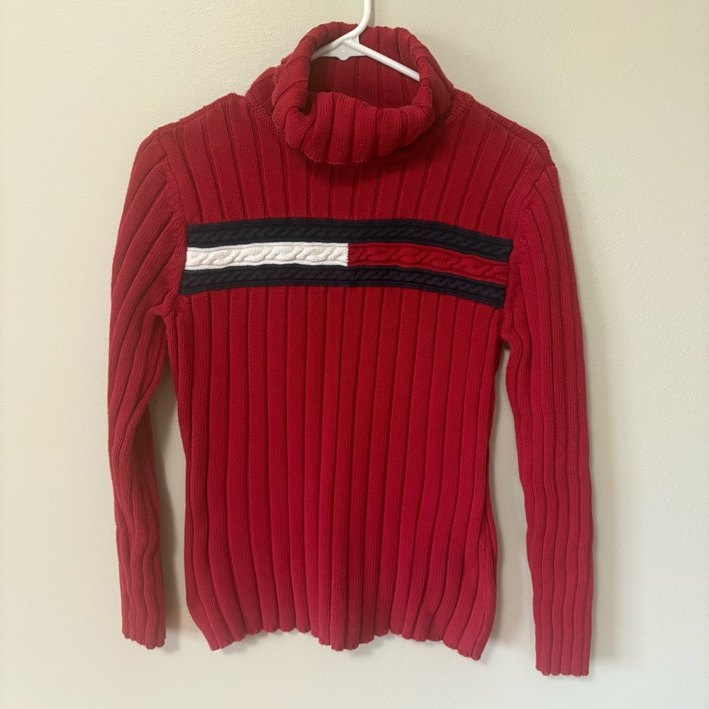 Vintage Tommy Hilfiger Ribbed Sweater Turtleneck